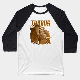 Taurus / Zodiac Signs / Horoscope Baseball T-Shirt